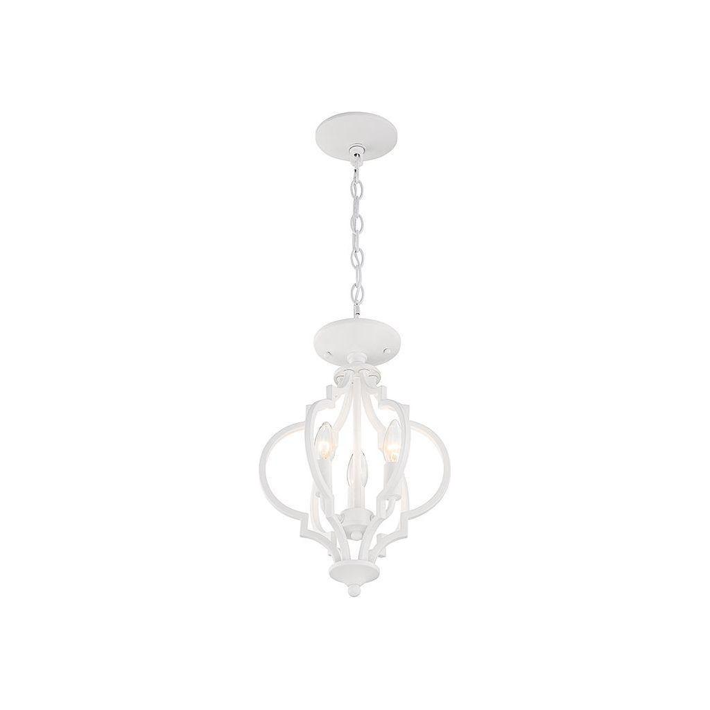 Meridian - 3-Light Convertible Semi Flush / Pendant - Lights Canada