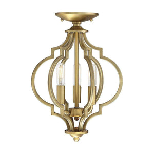 Meridian - 3-Light Convertible Semi Flush / Pendant - Lights Canada