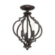Meridian - 3-Light Convertible Semi Flush / Pendant - Lights Canada