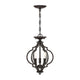 Meridian - 3-Light Convertible Semi Flush / Pendant - Lights Canada