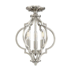 Meridian - 3-Light Convertible Semi Flush / Pendant - Lights Canada