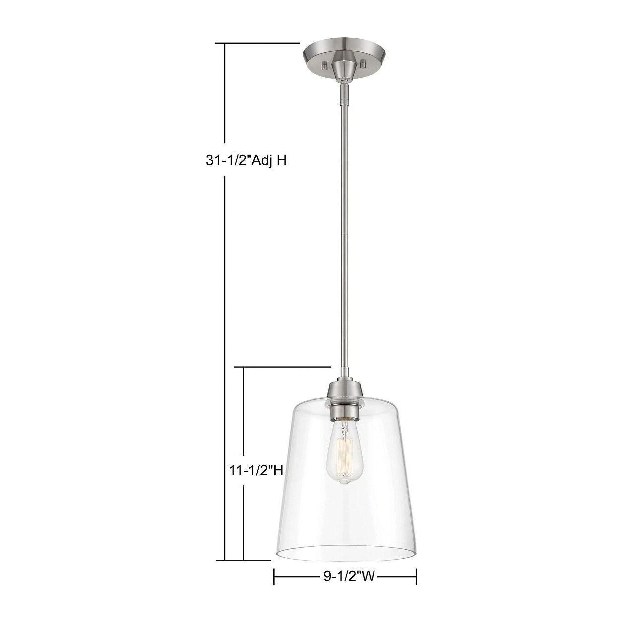 Meridian - 1-Light Pendant - Lights Canada