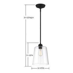 Meridian - 1-Light Pendant - Lights Canada