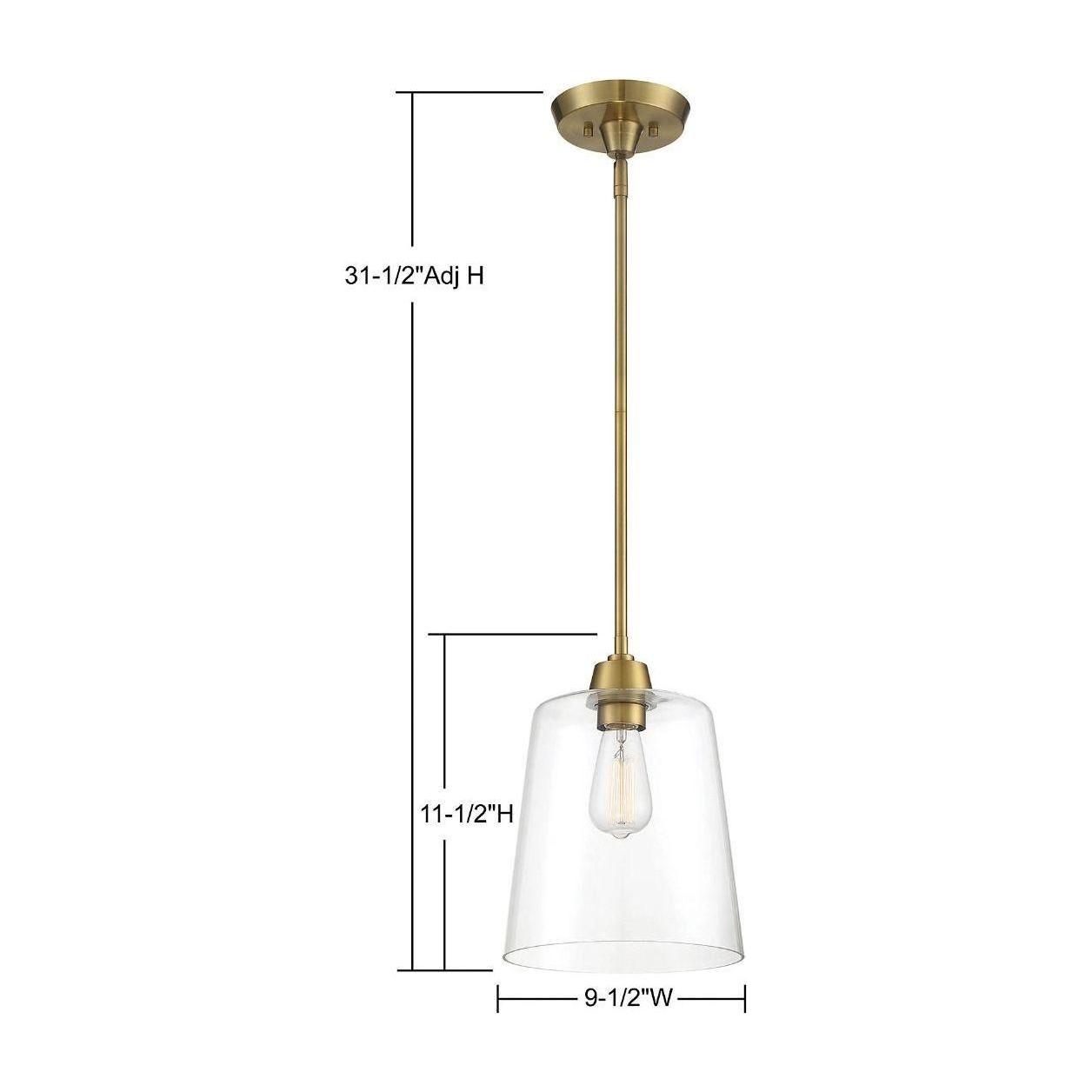 Meridian - 1-Light Pendant - Lights Canada