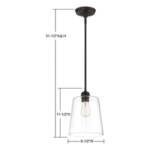 Meridian - 1-Light Pendant - Lights Canada