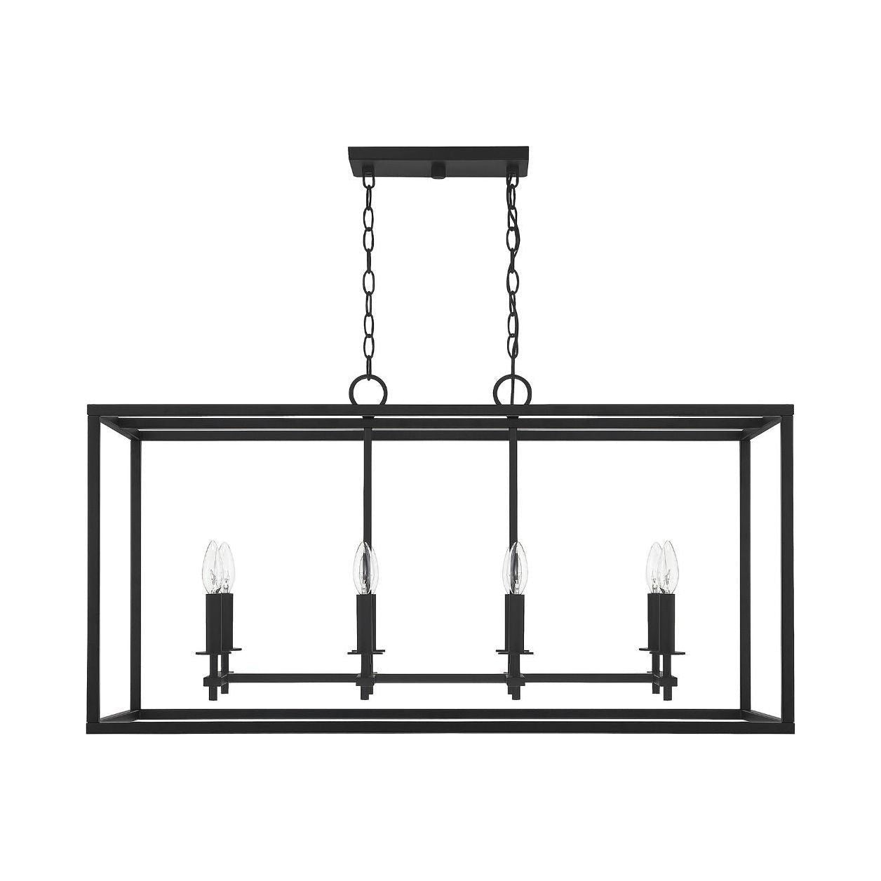 Meridian - 8-Light Outdoor Linear Chandelier - Lights Canada