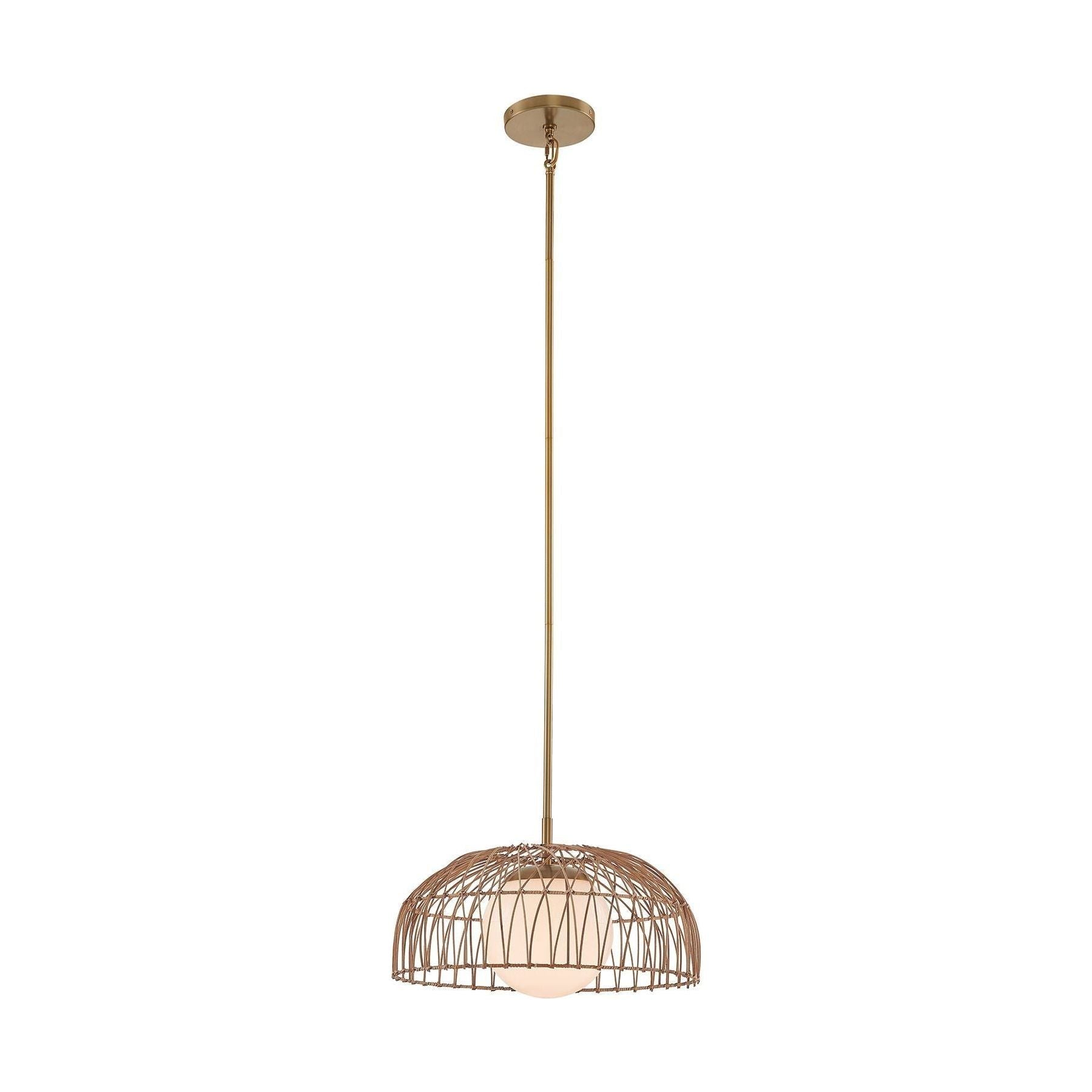 1-Light Convertible Pendant / Semi Flush