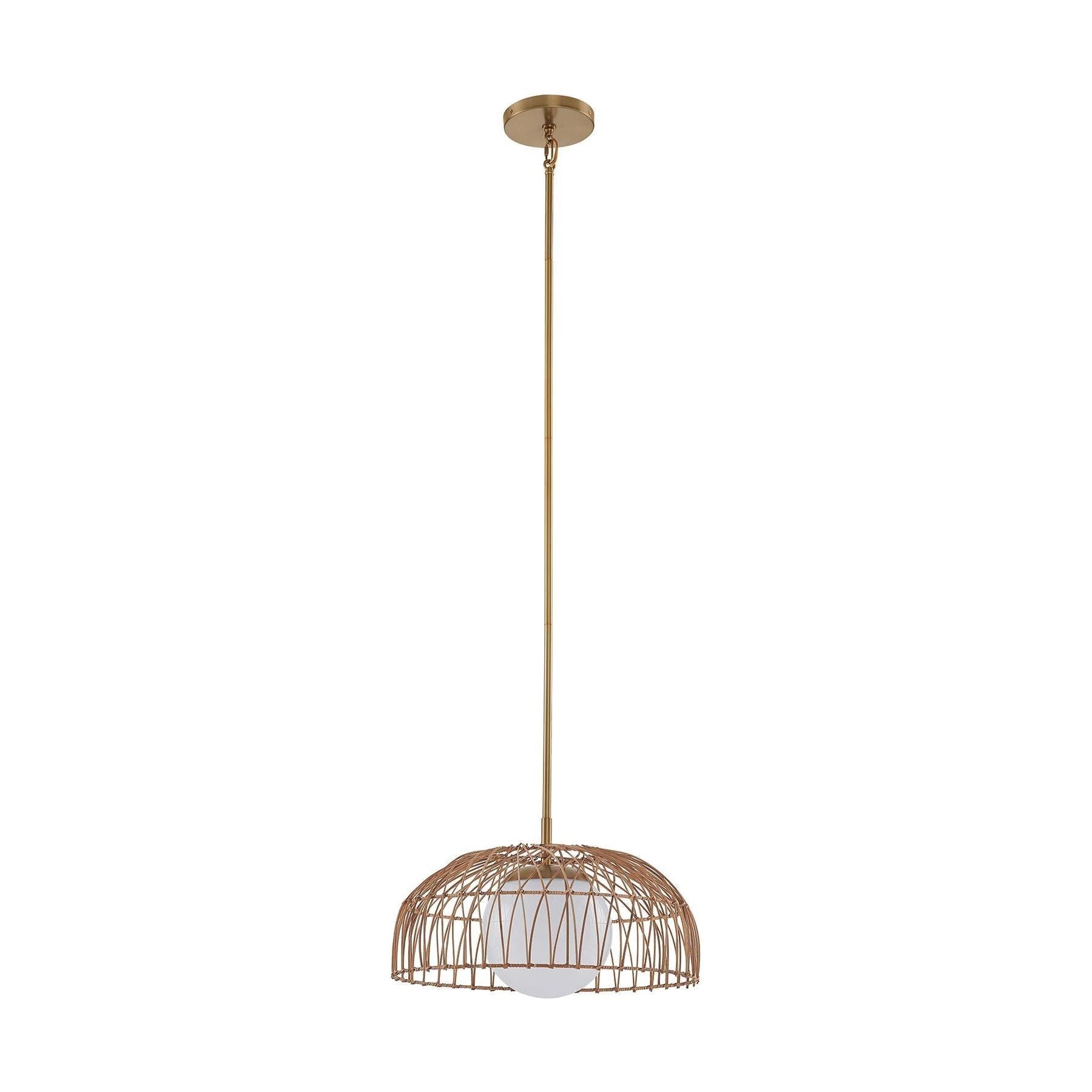 1-Light Convertible Pendant / Semi Flush