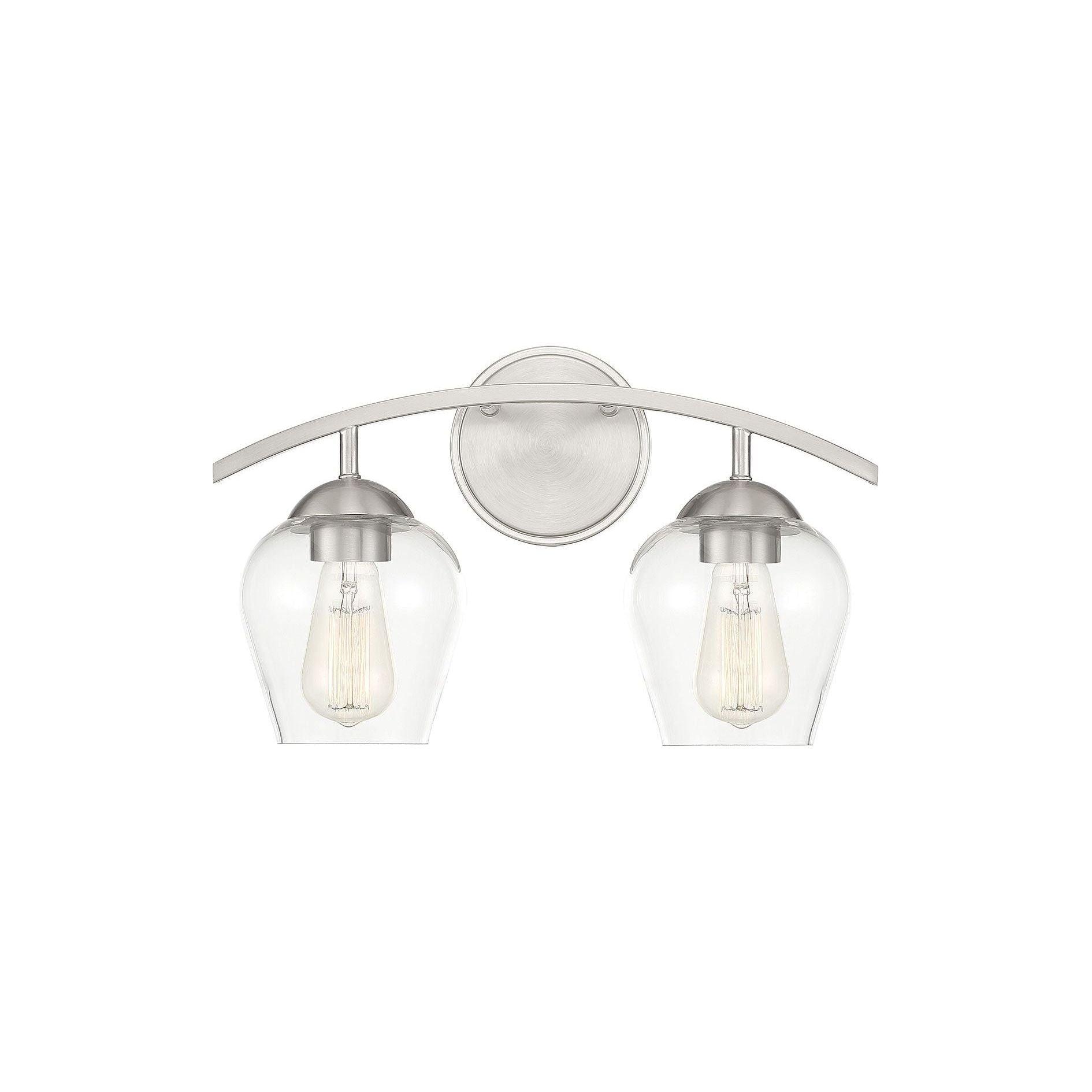 Meridian - 2-Light Bathroom Vanity Light - Lights Canada