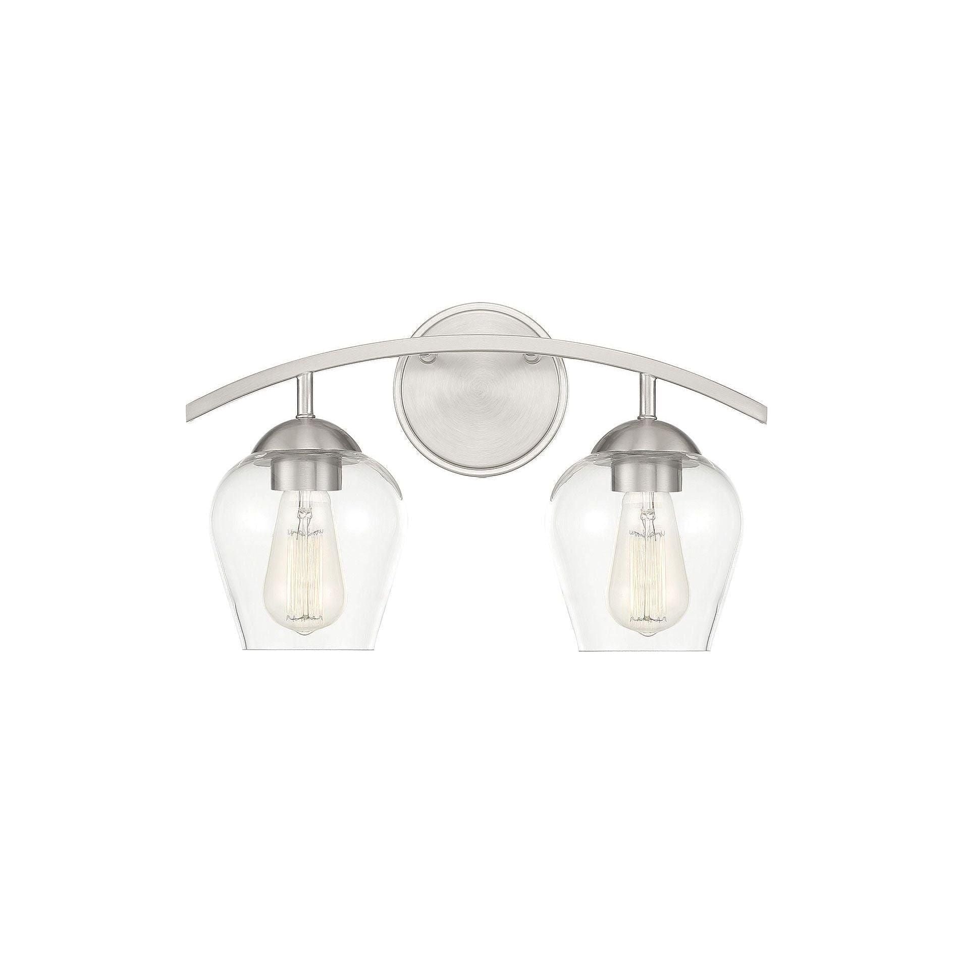 Meridian - 2-Light Bathroom Vanity Light - Lights Canada