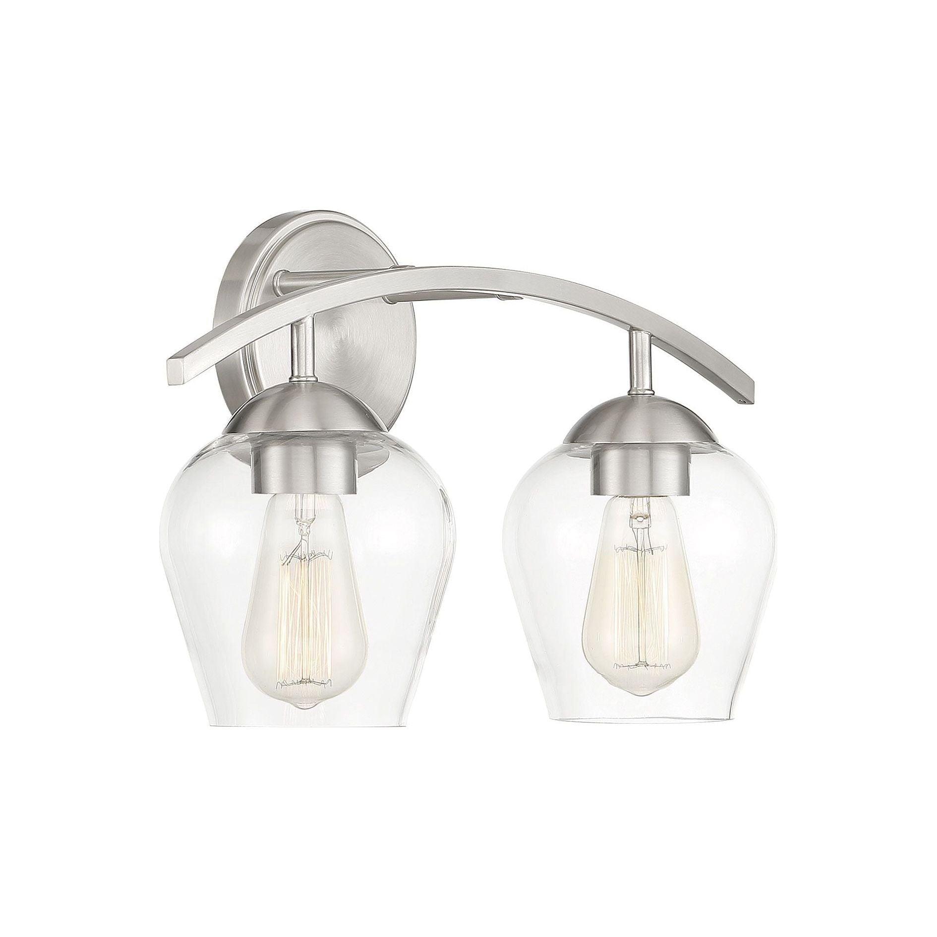 Meridian - 2-Light Bathroom Vanity Light - Lights Canada