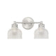 Meridian - 2-Light Bathroom Vanity Light - Lights Canada
