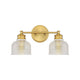 Meridian - 2-Light Bathroom Vanity Light - Lights Canada