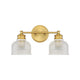 Meridian - 2-Light Bathroom Vanity Light - Lights Canada