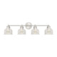 Meridian - 4-Light Bathroom Vanity Light - Lights Canada