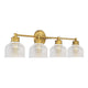 Meridian - 4-Light Bathroom Vanity Light - Lights Canada