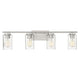 Meridian - 4-Light Bathroom Vanity Light - Lights Canada