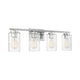 Meridian - 4-Light Bathroom Vanity Light - Lights Canada