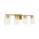 Meridian - 4-Light Bathroom Vanity Light - Lights Canada