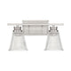 Meridian - 2-Light Bathroom Vanity Light - Lights Canada
