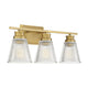 Meridian - 3-Light Bathroom Vanity Light - Lights Canada
