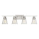 Meridian - 4-Light Bathroom Vanity Light - Lights Canada