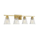 Meridian - 4-Light Bathroom Vanity Light - Lights Canada