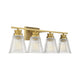 Meridian - 4-Light Bathroom Vanity Light - Lights Canada