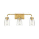 Meridian - 3-Light Bathroom Vanity Light - Lights Canada