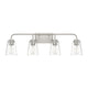 Meridian - 4-Light Bathroom Vanity Light - Lights Canada