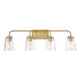 Meridian - 4-Light Bathroom Vanity Light - Lights Canada