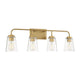 Meridian - 4-Light Bathroom Vanity Light - Lights Canada