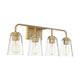Meridian - 4-Light Bathroom Vanity Light - Lights Canada