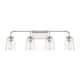 Meridian - 4-Light Bathroom Vanity Light - Lights Canada
