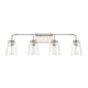 Meridian - 4-Light Bathroom Vanity Light - Lights Canada