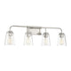 Meridian - 4-Light Bathroom Vanity Light - Lights Canada