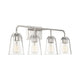 Meridian - 4-Light Bathroom Vanity Light - Lights Canada
