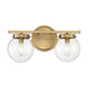 Meridian - 2-Light Bathroom Vanity Light - Lights Canada