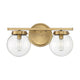 Meridian - 2-Light Bathroom Vanity Light - Lights Canada