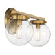 Meridian - 2-Light Bathroom Vanity Light - Lights Canada