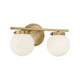 Meridian - 2-Light Bathroom Vanity Light - Lights Canada