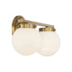 Meridian - 2-Light Bathroom Vanity Light - Lights Canada