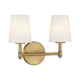 Meridian - 2-Light Bathroom Vanity Light - Lights Canada