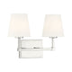 Meridian - 2-Light Bathroom Vanity Light - Lights Canada