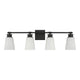 Meridian - 4-Light Bathroom Vanity Light - Lights Canada