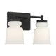 Meridian - 2-Light Bathroom Vanity Light - Lights Canada