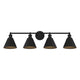 Meridian - 4-Light Bathroom Vanity Light - Lights Canada