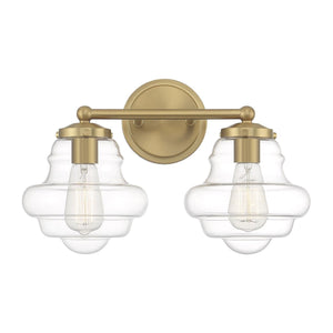 Meridian - 2-Light Bathroom Vanity Light - Lights Canada