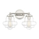 Meridian - 2-Light Bathroom Vanity Light - Lights Canada