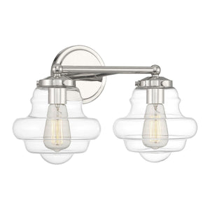 Meridian - 2-Light Bathroom Vanity Light - Lights Canada